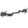 Dual Adjustable LCD Arms for up to 12kg, Black