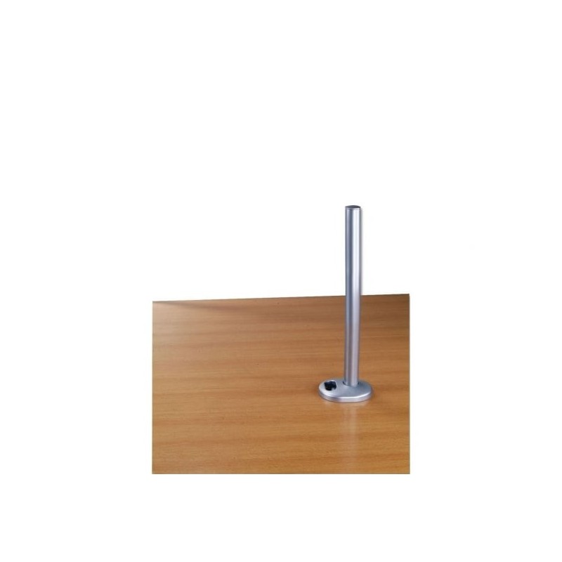 450mm Desk Grommet Clamp Pole, Silver 450mm Desk Grommet Clamp Pole, Silver