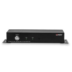 Lindy 2 Port Dual Head DisplayPort 1.2 KVM Switch