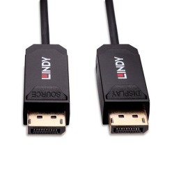 Lindy 40m Fibre Optic Hybrid DP 2.0 UBHR10 Cable