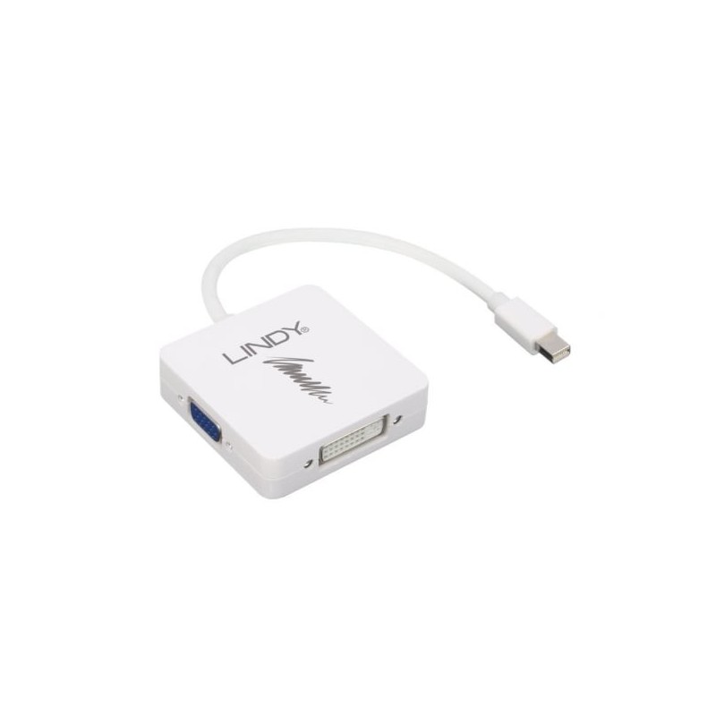 Mini DisplayPort 1.2 to HDMI, VGA and DVI-D Active Adapter Converter Mini DisplayPort 1.2 to HDMI, VGA and DVI-D Active Adapter Converter