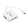 Mini DisplayPort 1.2 to HDMI, VGA and DVI-D Active Adapter Converter