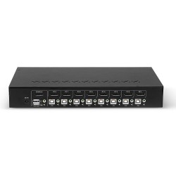 Lindy 8 Port DisplayPort 1.2, USB 2.0 and Audio KVM Switch
