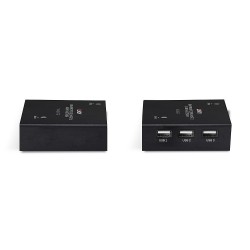 Lindy 300m Fibre Optic DisplayPort 1.2 and USB KVM Extender