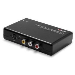 Lindy Composite   S-Video to HDMI Converter with Audio