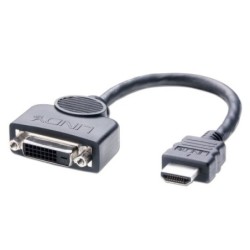 DVI-D Female to HDMI Male Adapter Cable, 0.2m