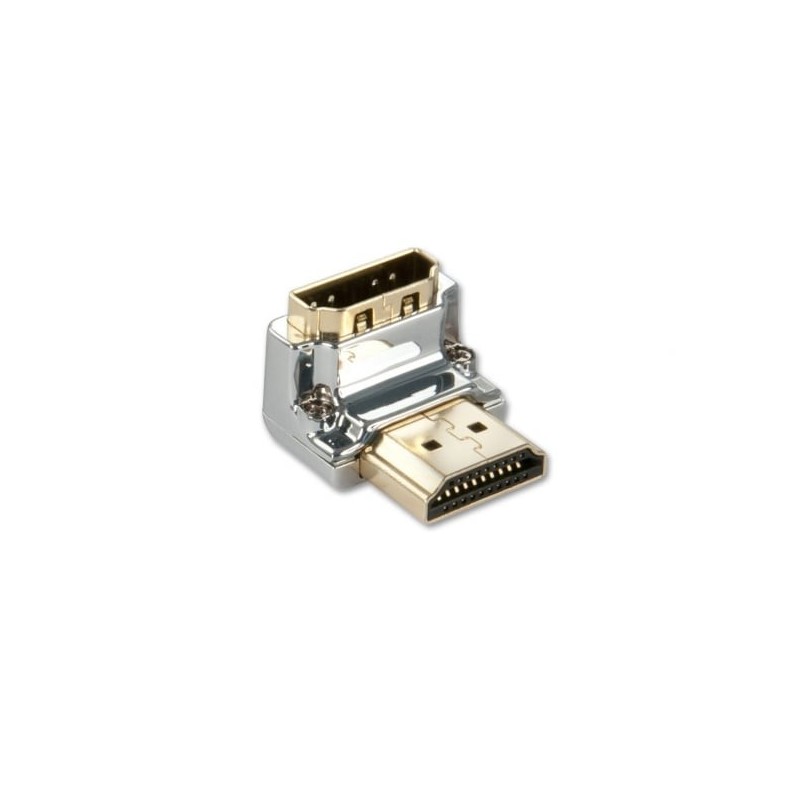 CROMO HDMI Male to HDMI Female 90 Degree Right Angle Adapter - Down CROMO HDMI Male to HDMI Female 90 Degree Right Angle Adapter - Down