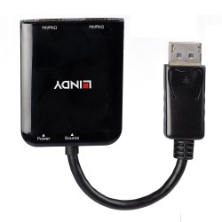 Lindy 38430 interface hub DisplayPort 21600 Mbit s Black