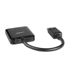 Lindy 38430 interface hub DisplayPort 21600 Mbit s Black