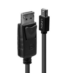 3m Mini DisplayPort Male to DisplayPort Male, Black