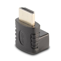 Lindy HDMI Female to HDMI Male 90 Degree Right Angle Adapter - Down