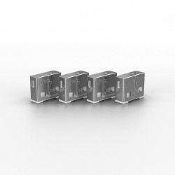 Lindy USB Port Blocker - Pack of 4, Colour Code  White