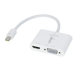 Lindy Mini DisplayPort 1.2 to HDMI 1.4 and VGA Converter