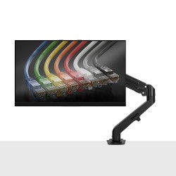 Lindy Single Desktop Gas Arm Display Mount - Black