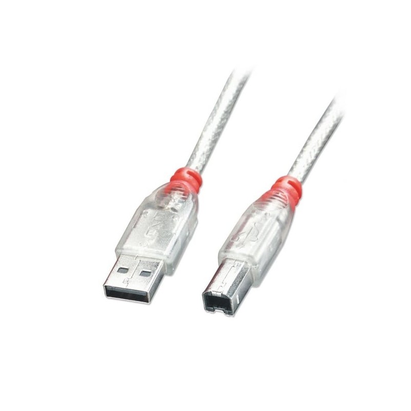 3m USB 2.0 Cable - Type A To B, Transparent