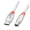 3m USB 2.0 Cable - Type A To B, Transparent
