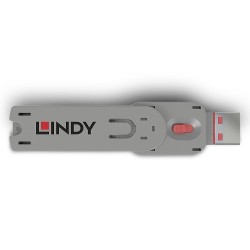 Lindy USB Type A Port Blocker Key, Pink