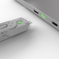 Lindy USB Port Blocker - Pack of 4 Colour Code  Green