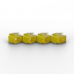 Lindy 20 x RJ-45 Port Blockers (without key) Yellow