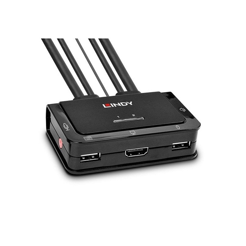 2 Port HDMI 4K30, USB 2.0 and Audio Cable KVM Switch 2 Port HDMI 4K30, USB 2.0 and Audio Cable KVM Switch
