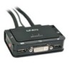 2 Port DVI-D Single Link, USB 2.0 and Audio KVM Switch Compact