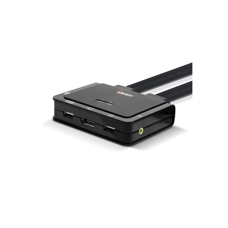 2 Port DisplayPort 1.2, USB 2.0 and Audio Cable KVM Switch 2 Port DisplayPort 1.2, USB 2.0 and Audio Cable KVM Switch