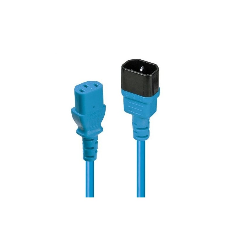 0.5m IEC C13 Extension Cable, Blue 0.5m IEC C13 Extension Cable, Blue