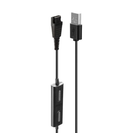 USB Type A to Jabra Quick Disconnect Headset Adapter