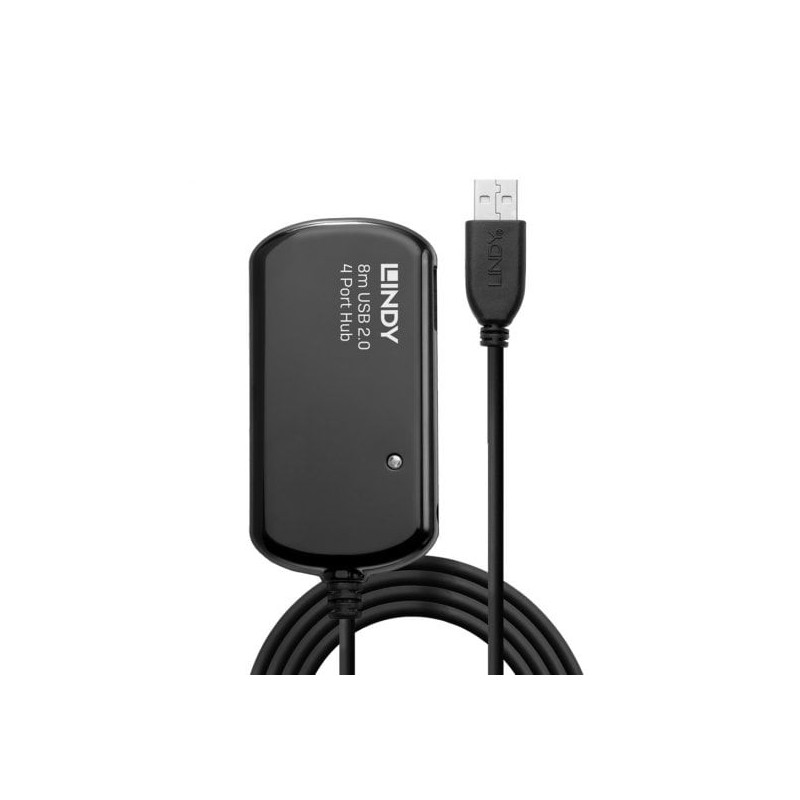 8m USB 2.0 Active Extension Pro 4 Port Hub 8m USB 2.0 Active Extension Pro 4 Port Hub