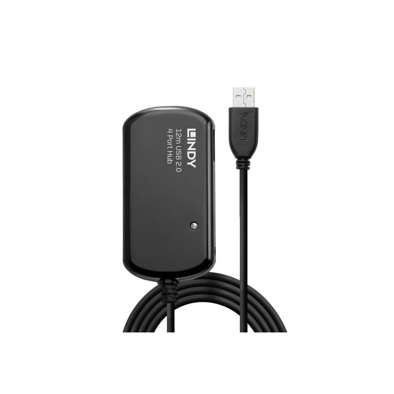 12m USB 2.0 Active Extension Pro 4 Port Hub