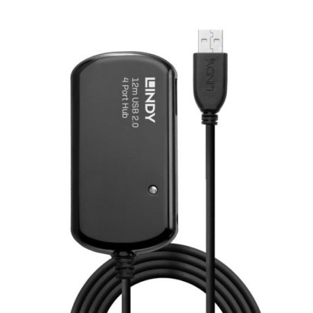 12m USB 2.0 Active Extension Pro 4 Port Hub