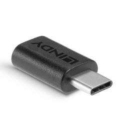 Lindy USB 2.0 Type C to Micro-B Adapter
