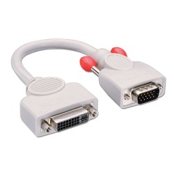 Lindy 0.2m DVI-I Female (Analogue) to VGA Male Adapter Cable