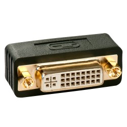 Lindy Premium DVI-D Coupler, Male to Female