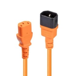 0.5m IEC Extension Cable, Orange