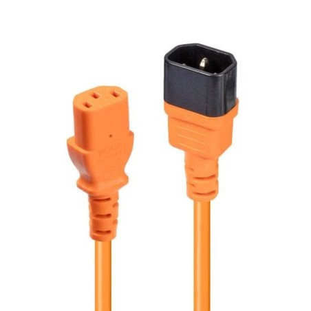 0.5m IEC Extension Cable, Orange