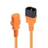 0.5m IEC Extension Cable, Orange