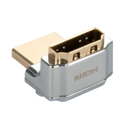 Lindy CROMO HDMI Male to HDMI Female 90 Degree Right Angle Adapter - Up