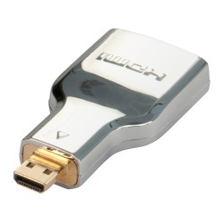Lindy CROMO HDMI Female to Micro HDMI Male Adapter