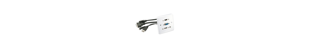 Pre-Wired AV Wall Plates
