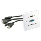 Pre-Wired AV Wall Plates